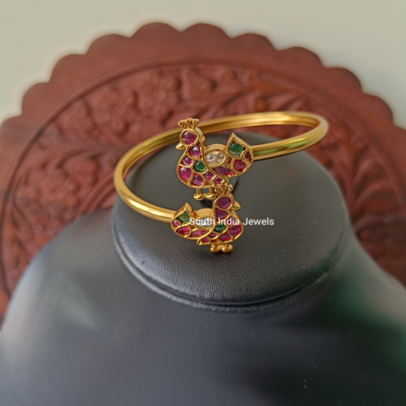 Stones Studded Peacock Bracelet