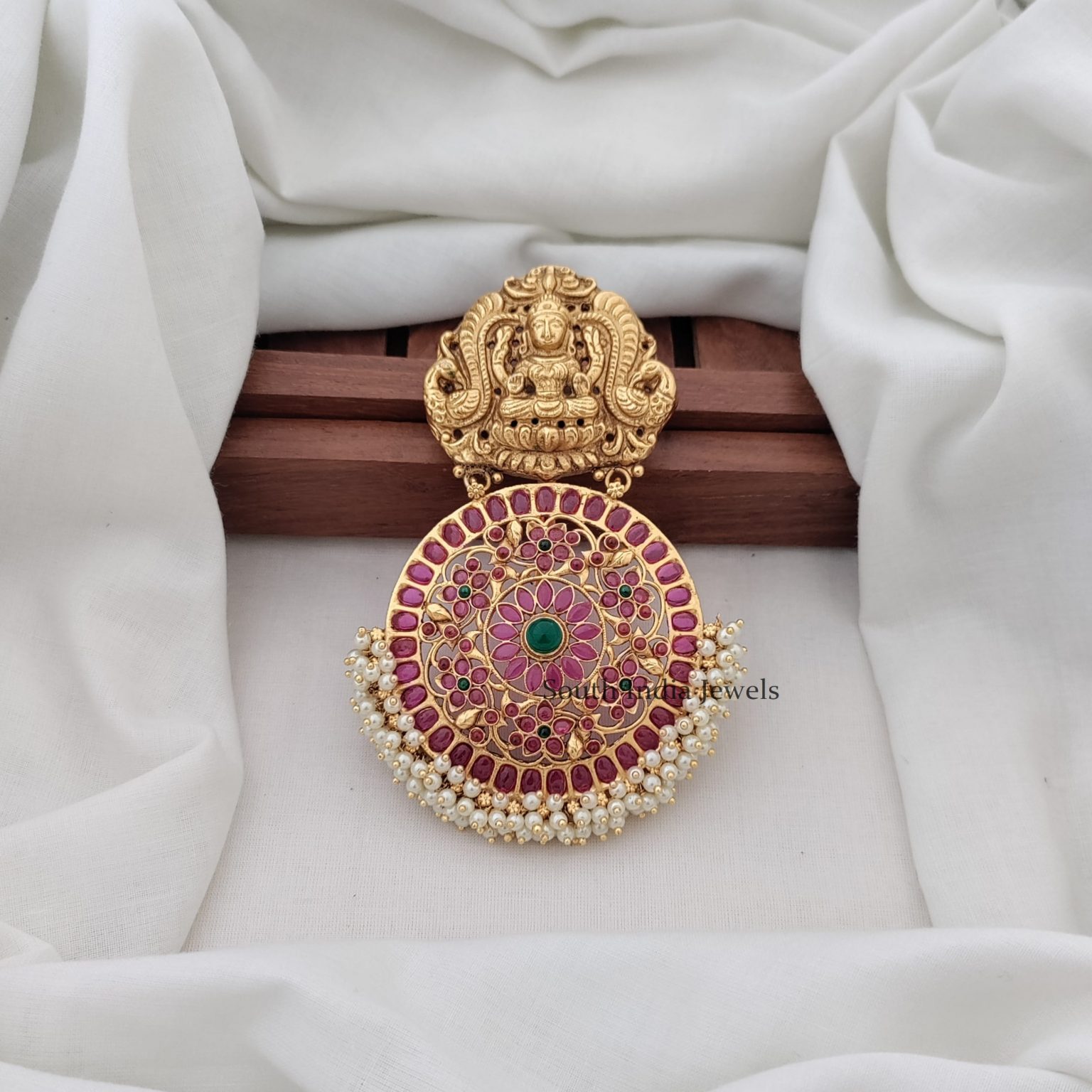 Stunning Lakshmi Design Jada Billai - South India Jewels