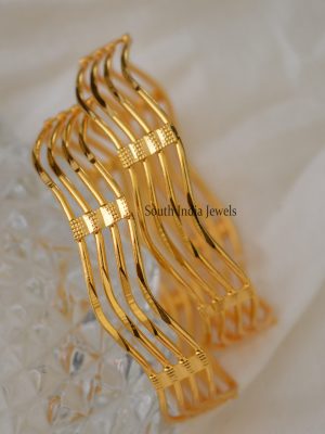 Stunning Wave Design Bangles