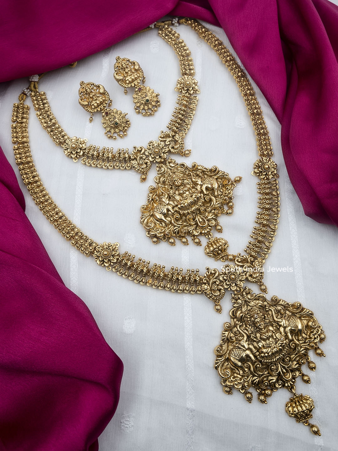Traditional Bridal Jewellery Set - South India Jewels