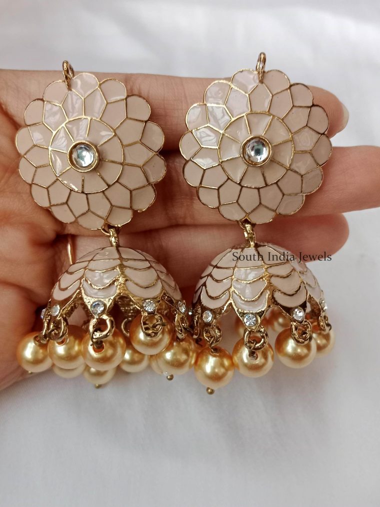 Amazing Meenakari Jhumkis
