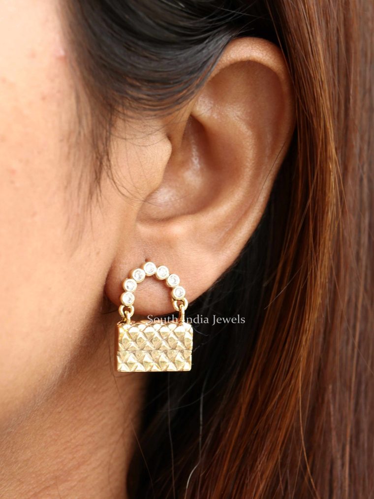 Classy Flap Bag Earrings