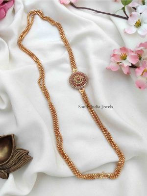 Glorious Chakra Design Mugappu Chain