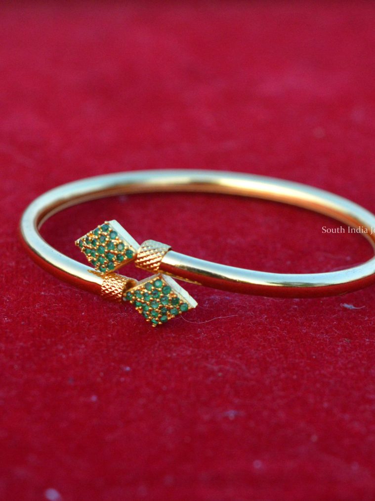 Gold Plated Chic & Simple Kada Bracelet