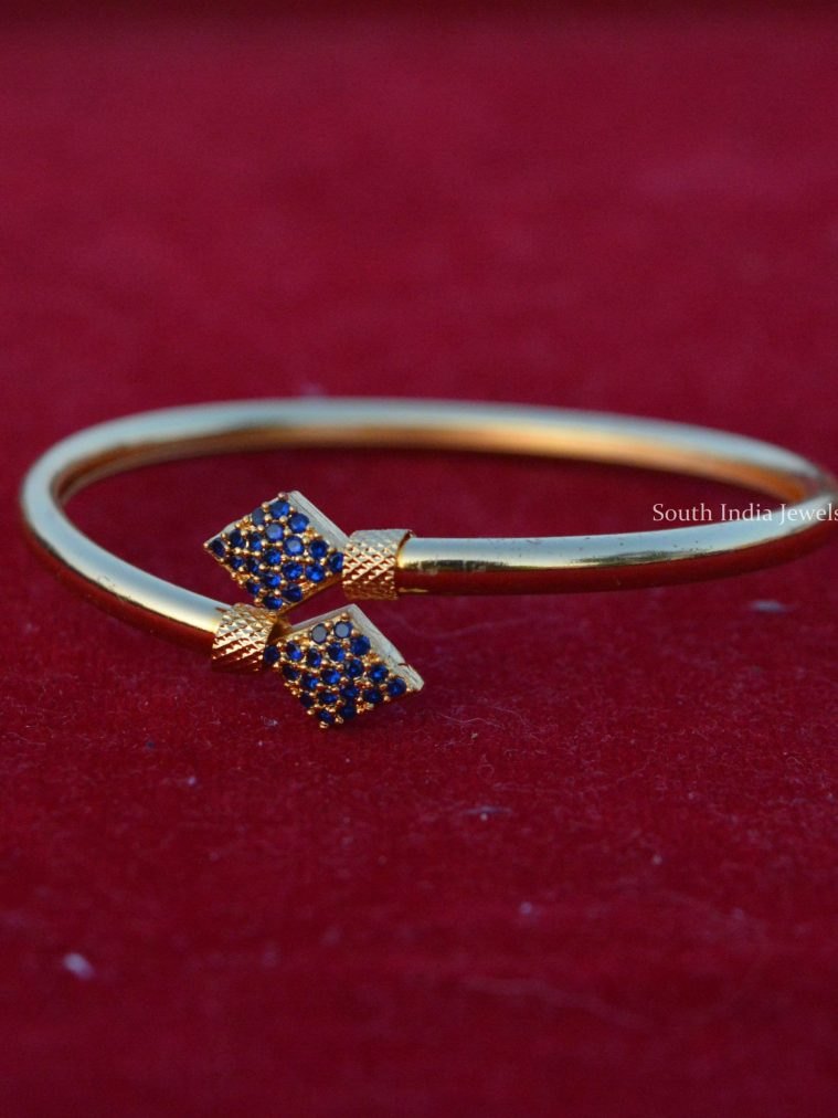 Gold Plated Pretty Kada Bracelet