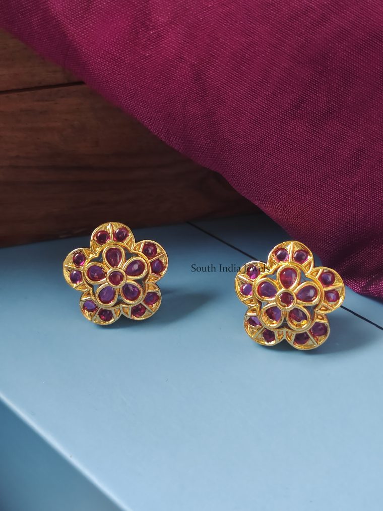 Goorgeous Kemp Floral Design Earrings