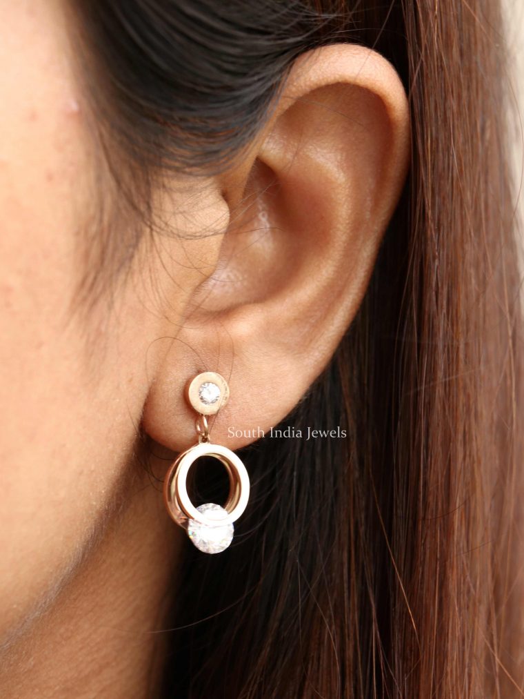 Minimalistic Circle Earrings