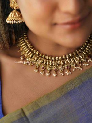 Precious Pearl Drop Necklace Set