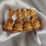 Pretty Lakshmi Peacock Jhumkis