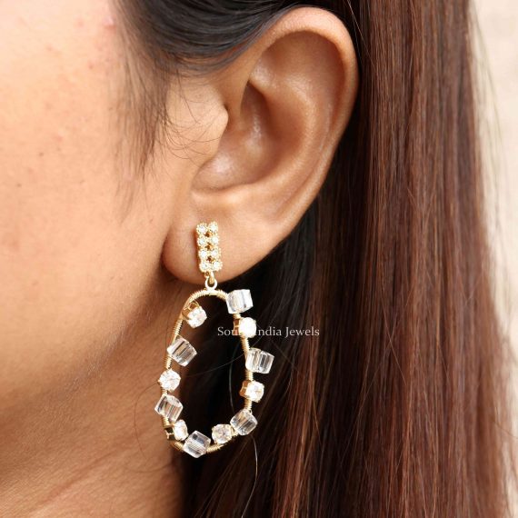Stunning Stone Drop Earrings