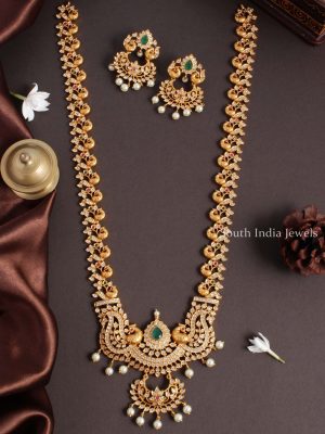 Trendy Peacock AD Bridal Necklace