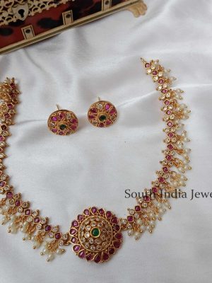 Amazing Guttapusalu Choker with Kemp