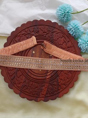 Attractive Baby Pink Cloth Stones Hipbelt