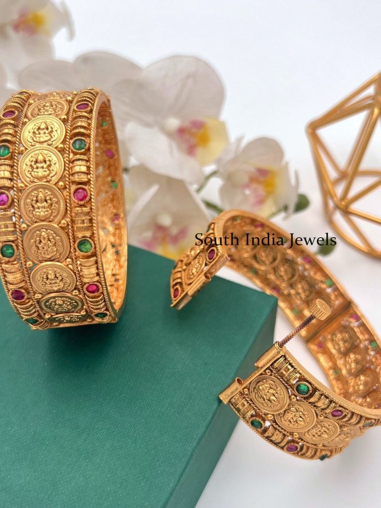 Authentic Lakshmi Coin Kada Bangles