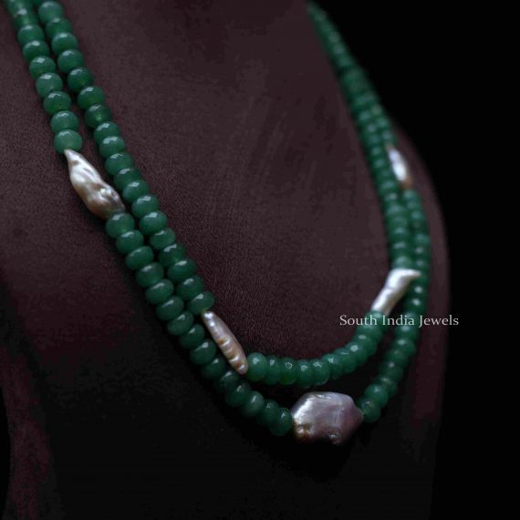 Classic Green Bead Necklace