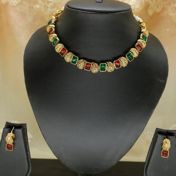 Designer Mango Stone Necklace