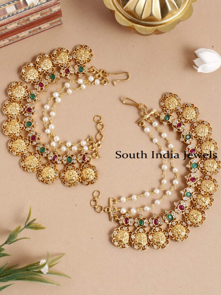 Elegant Lakshmi Design AD Stone Mattals