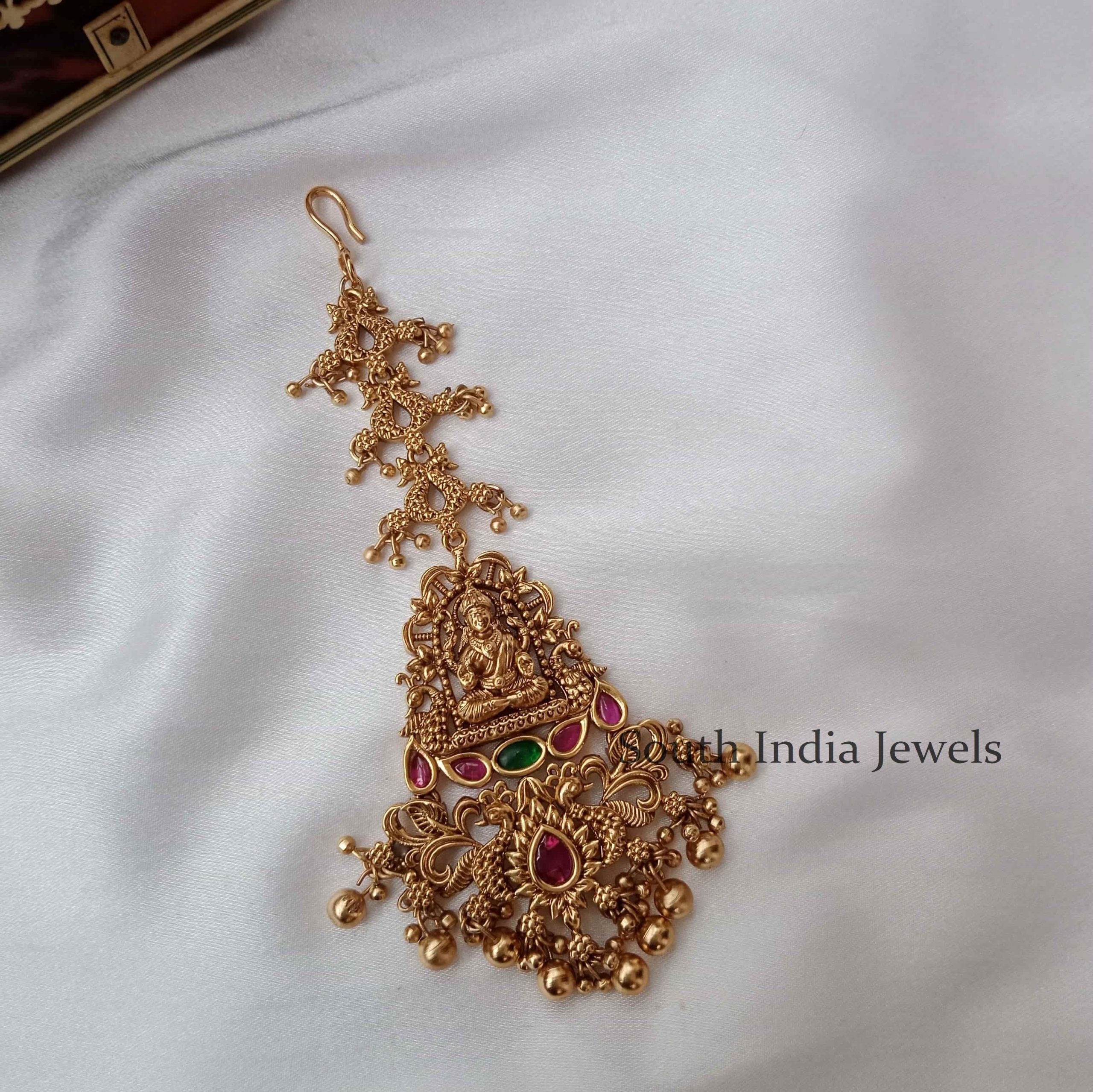 Ethnic Goddess Lakshmi Bridal Maang Tikka