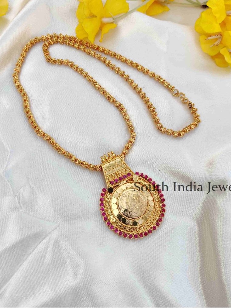 Ethnic Kerala style Lakshmi Pendant Chain