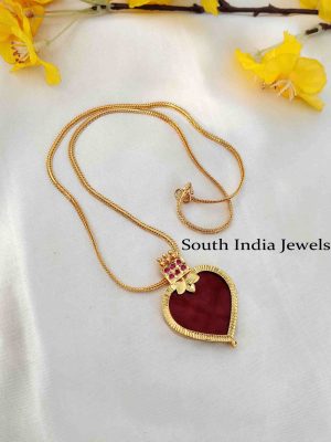 Exquisite Style Leaf design Pendant Chain