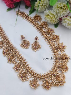 Gorgeous Goddess Gutta Pusalu Long Necklace Set