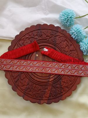 Gorgeous Red Cloth Stones Hipbelt