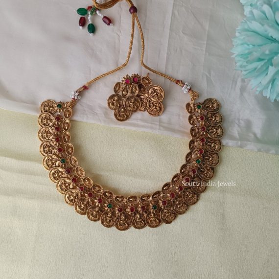 Lakshmi Coin Necklace Set