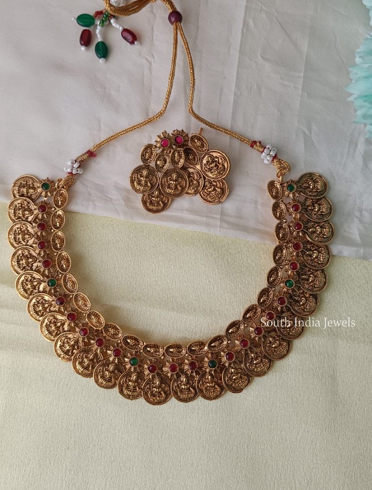 Lakshmi Coin Necklace Set