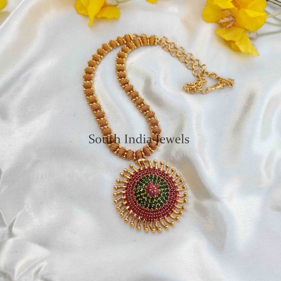 Royal Look AD Stone Pendant Necklace