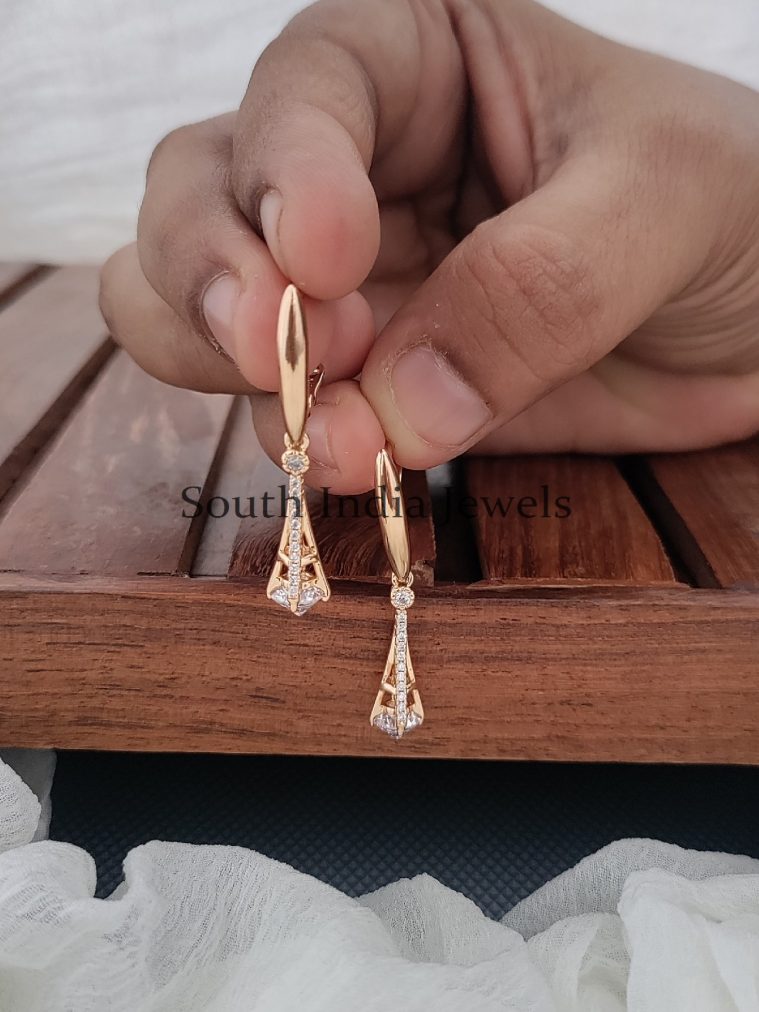 Stunning CZ Dangling Earrings