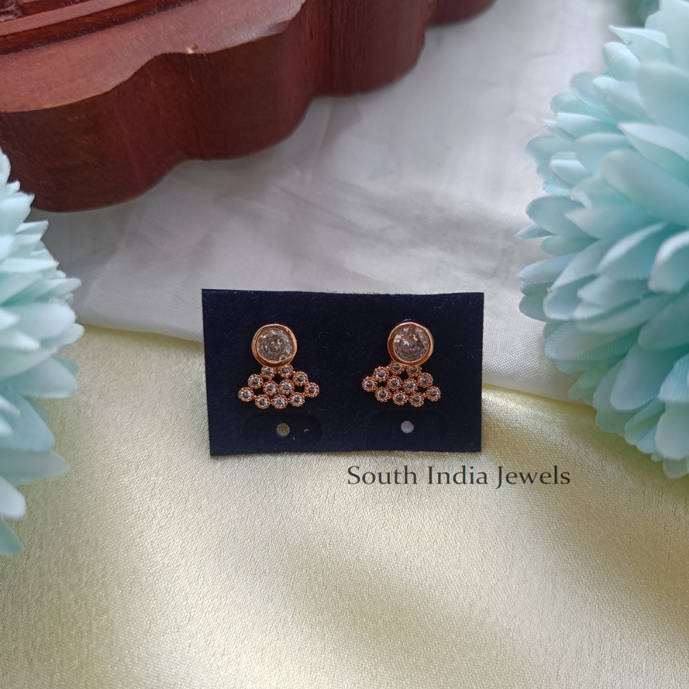 Stunning Diamond Stones look Alike Studs