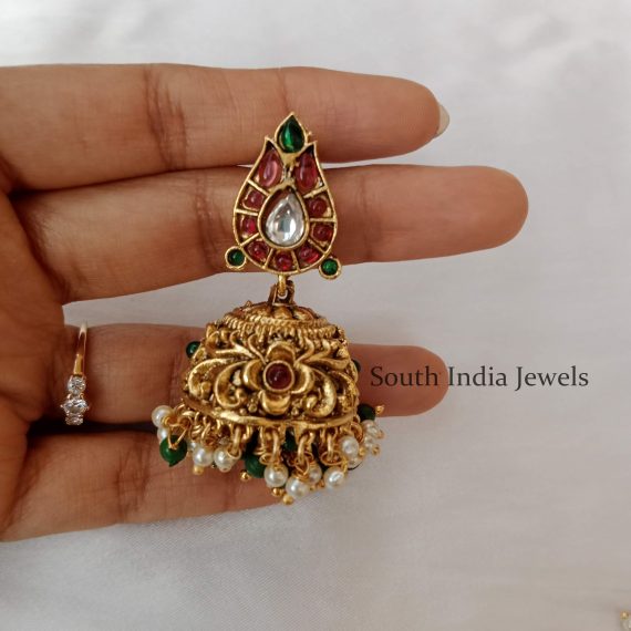 Traditional Bridal Peacock Neckset - South India Jewels
