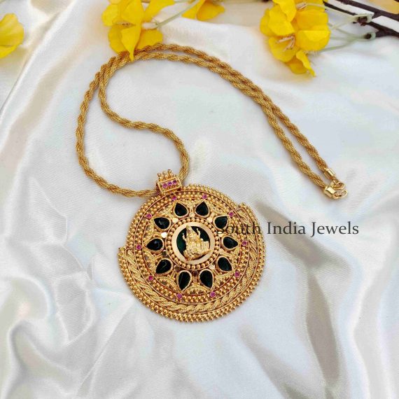 Traditional Lakshmi Palakka Pendant Chain