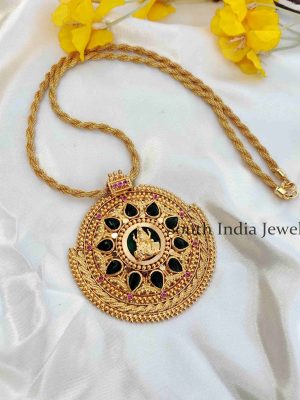 Traditional Lakshmi Palakka Pendant Chain