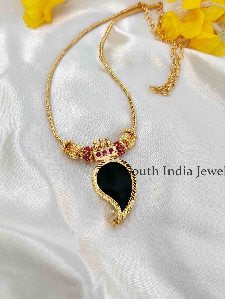 Trendy Mango design Palakka Necklace