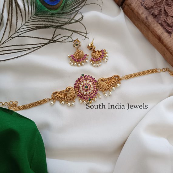 Amazing Peacock Kemp Choker