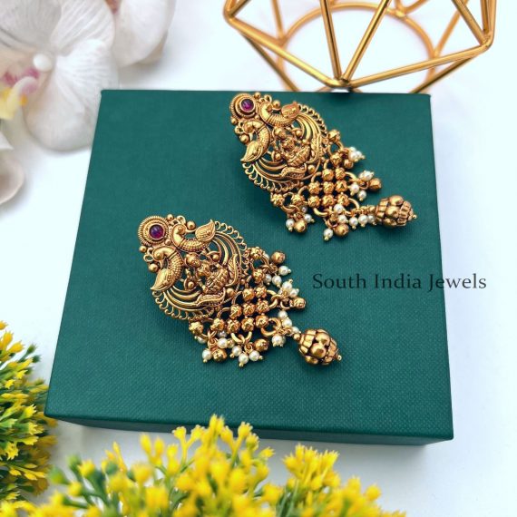 Exquisitely Designed Lakshmi Earrings