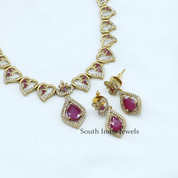Hridhya Heart Design Necklace 03