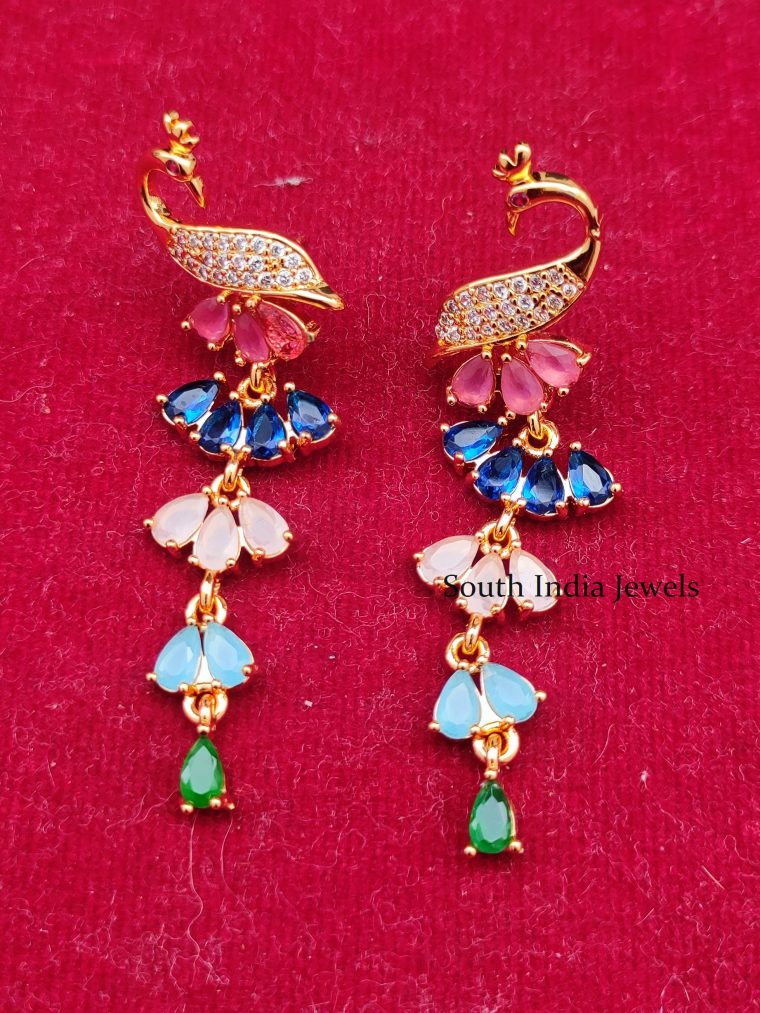 Mesmerizing Peacock Earrings