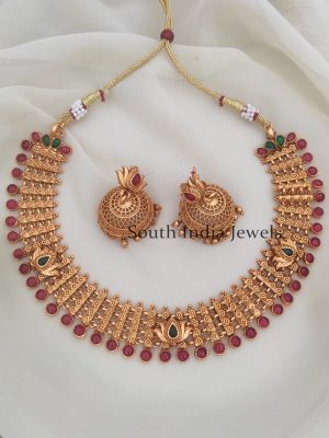 Trendy Bold Lotus Necklace