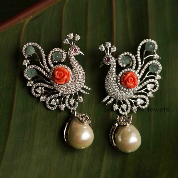 Amazing AD Peacock Earrings