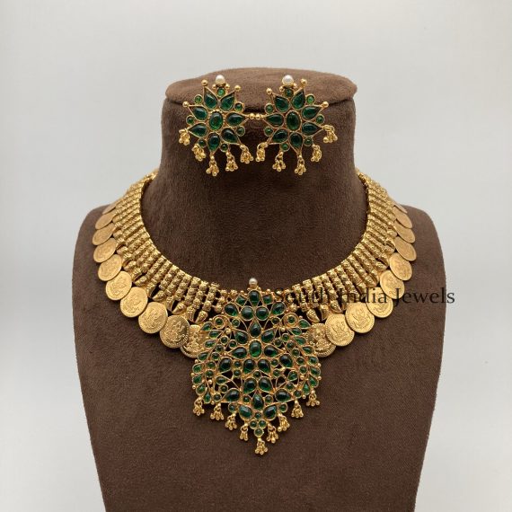 Amazing Bridal Kasumala Necklace - South India Jewels