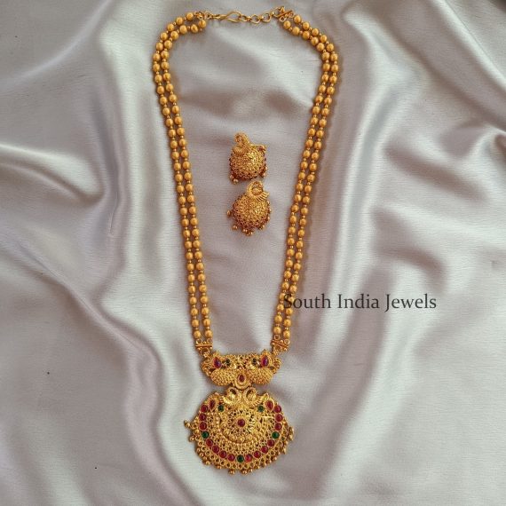 Antique Long Haram With Earrings
