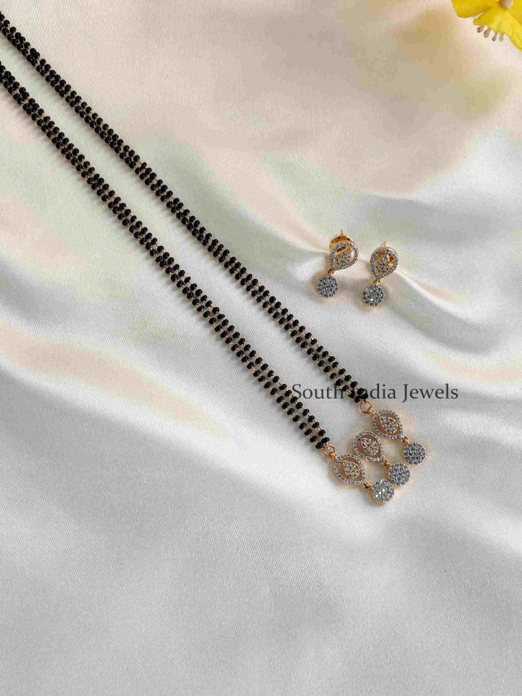 Charming CZ Stone Mangalsutra Set