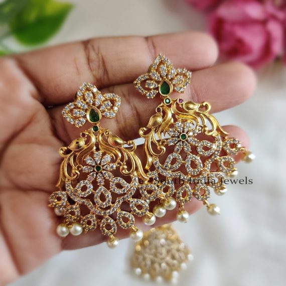 Classic Attigai Model Necklace Set - South India Jewels