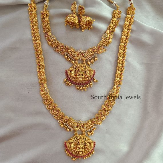 Classic Bridal Lakshmi Set - South India Jewels