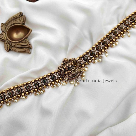 Elegant And Antique finish Lakshmi Hip Chain