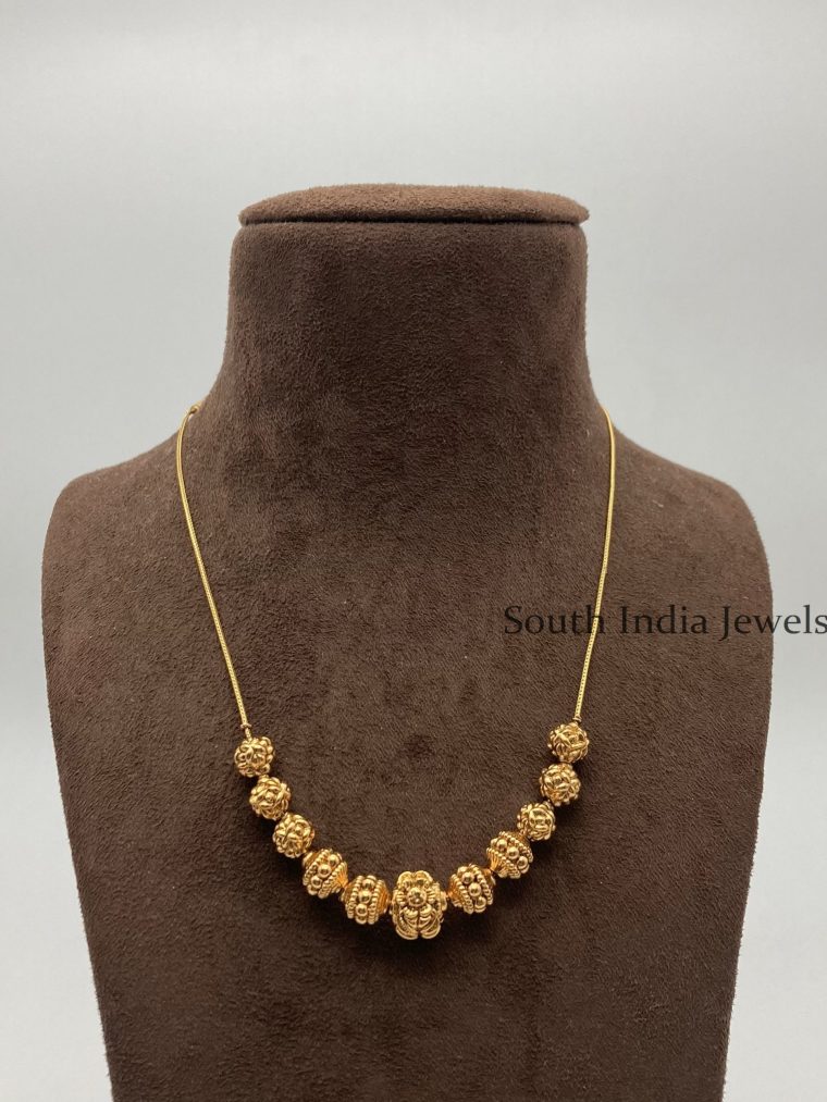 Everlasting Gold Look Gundu Mala