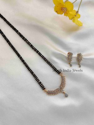 Eye Catching Black Beads Mangalsutra Set