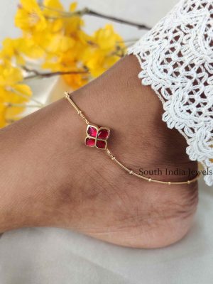 Eye Catching Floral Beauty Anklets